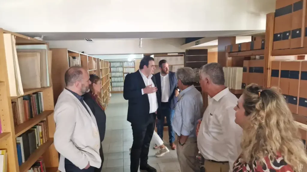 Στα Γενικά Αρχεία του Κράτους στο Ηράκλειο ο Κ.Πιερρακάκης