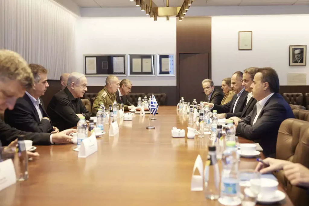 Ισραήλ: Σε εξέλιξη η συνάντηση του Κ.Μητσοτάκη με τον Μ.Νετανιάχου (φωτο)
