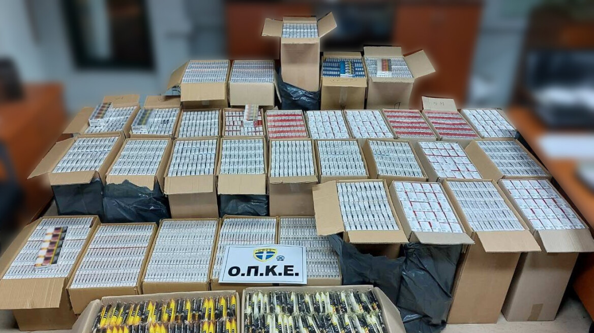 Ξάνθη: Στα «χέρια» της ΕΛ.ΑΣ. μεγάλες ποσότητες λαθραίων καπνικών ειδών