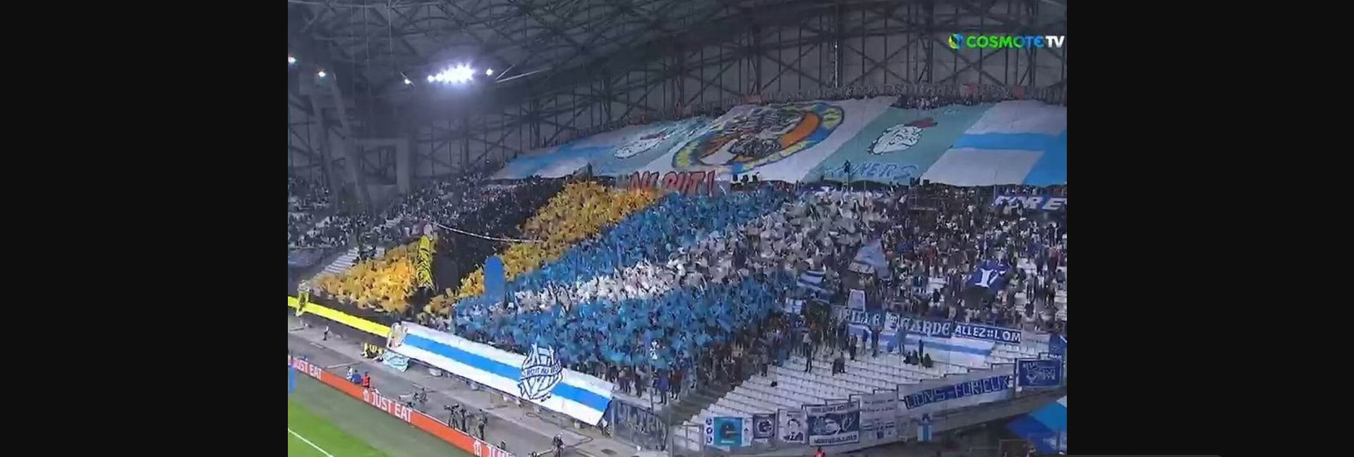 Μαρσέιγ – ΑΕΚ: Το εκπληκτικό κορέο των Ultras στο «Βελοντρόμ» (βίντεο)