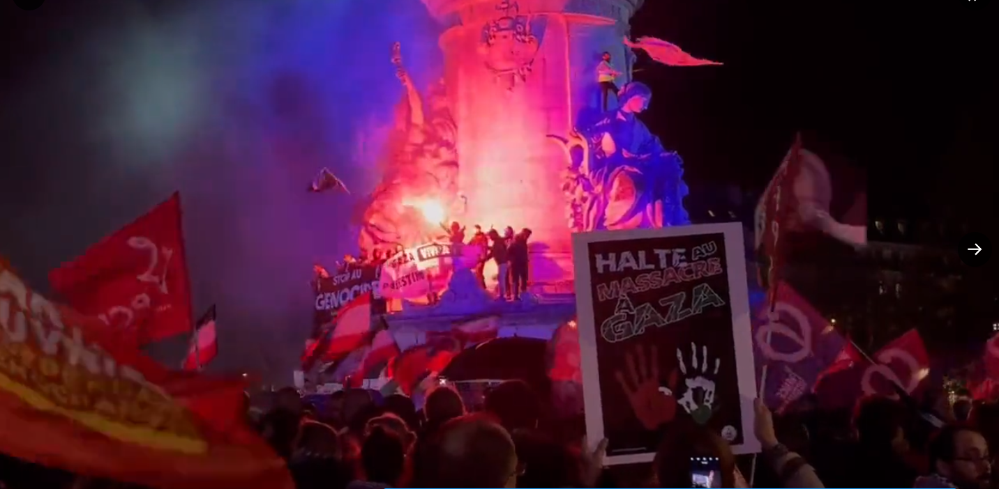 Γαλλία: Στους δρόμους του Παρισιού 2.000 διαδηλωτές με αίτημα «να σταματήσει η σφαγή στη Γάζα»