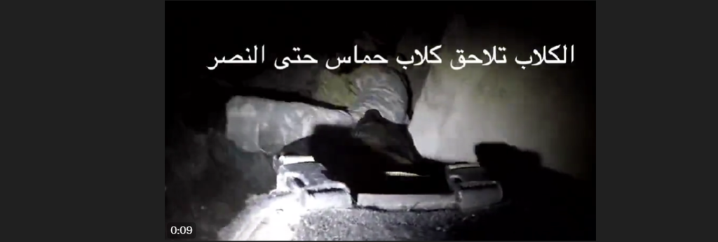 Βίντεο: Η στιγμή που εκπαιδευμένα σκυλιά του ισραηλινού στρατού κυνηγούν μέλη της Χαμάς μέσα στα τούνελ