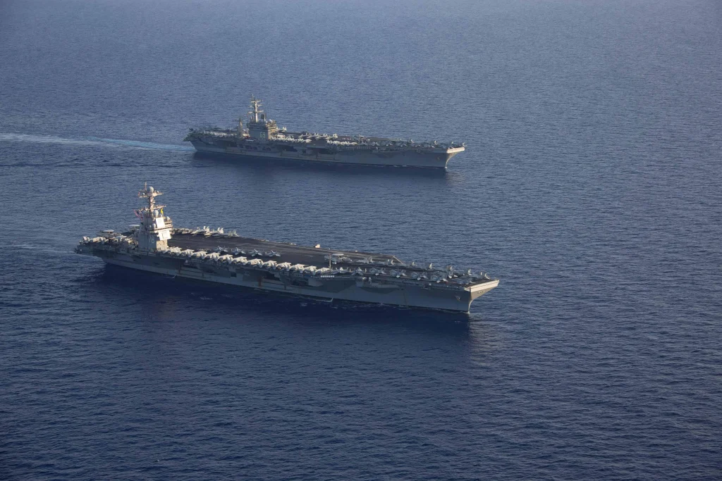 USS Gerald R. Ford και USS Dwight D. Eisenhower μαζί με κατεύθυνση την Αν.Μεσόγειο (βίντεο)