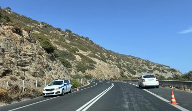 Κρήτη: Τροχαίο ατύχημα σημειώθηκε στο επαρχιακό δίκτυο Αγίου Νικολάου – Ιεράπετρας