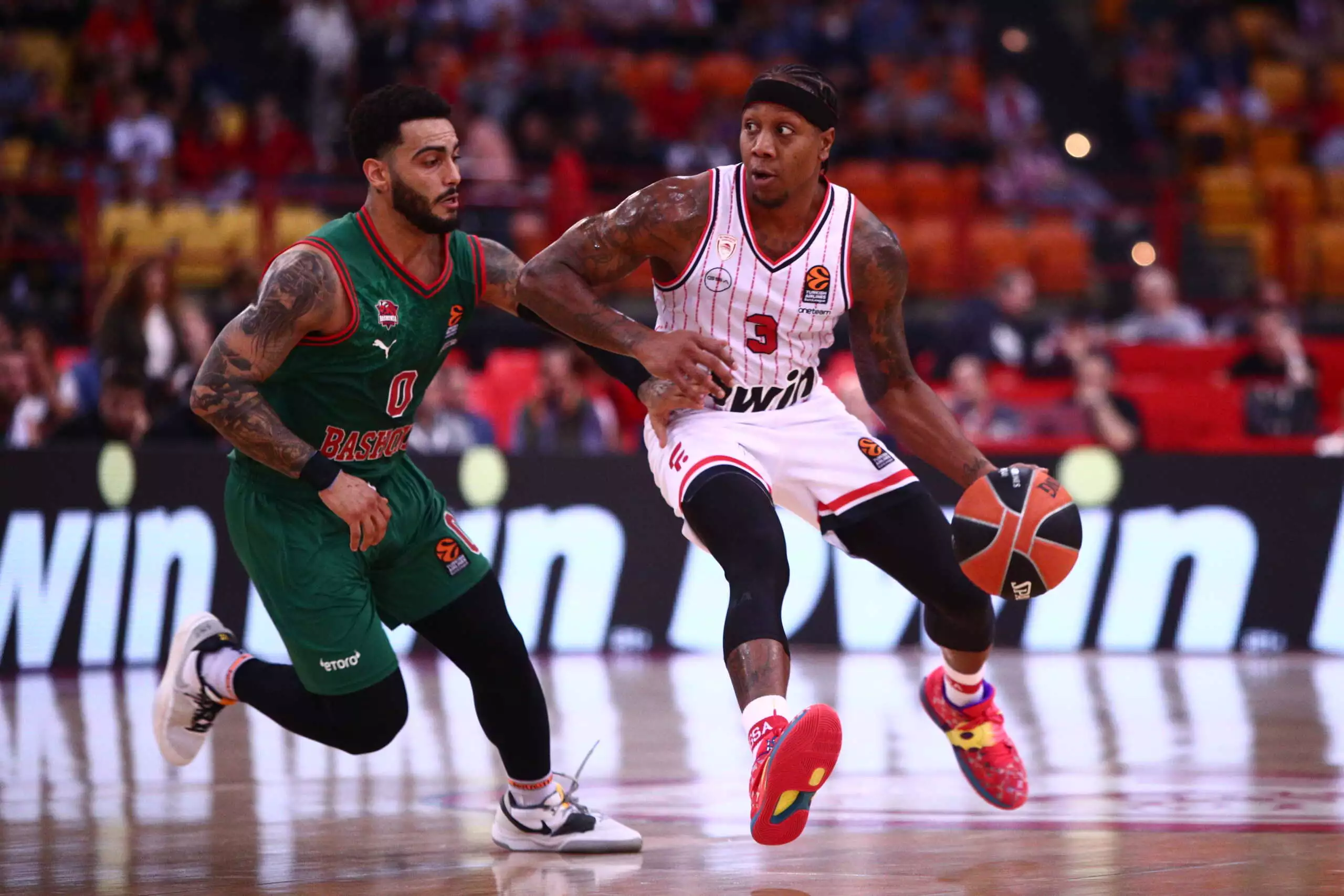 Ολυμπιακός – Μπασκόνια 74-75: Ήττα για τους Πειραιώτες στο ΣΕΦ