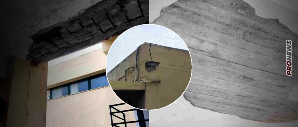 Τριτοκοσμικές εικόνες σε σχολείο της Σύρου: Στο νοσοκομείο μαθητής μετά από πτώση σοβάδων (φώτο)