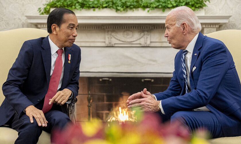 Να «κάνει περισσότερα» για τη Γάζα από τον Τ.Μπάιντεν ο πρόεδρος της Ινδονησίας