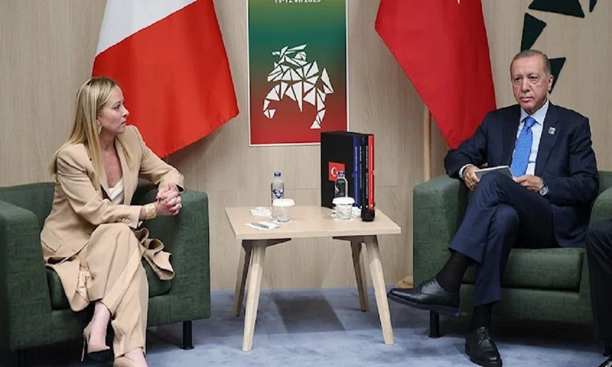 Τηλεφωνική επικοινωνία Ρ.Τ.Ερντογάν και Τ.Μελόνι για την κατάσταση στη Μέση Ανατολή