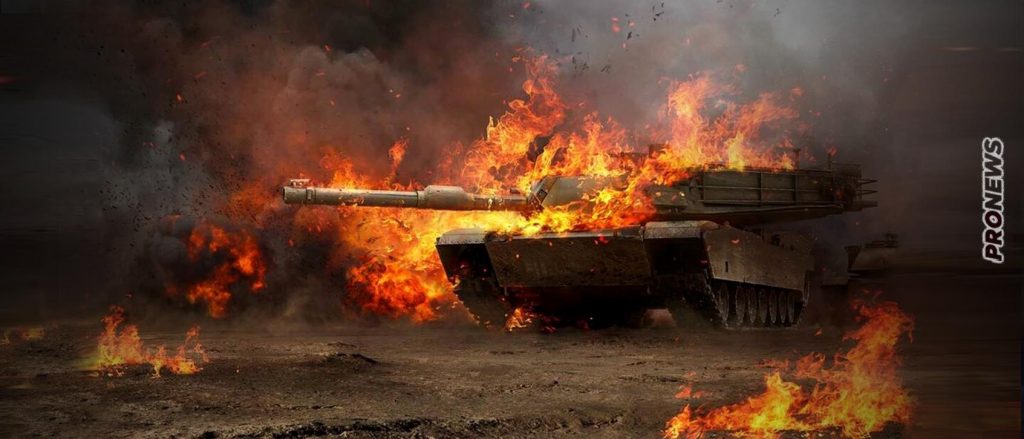 Οι Ρώσοι έκαψαν το πρώτο αμερικανικό άρμα μάχης M1A2 Abrams στην Ουκρανία και αιχμαλώτισαν άλλα δύο!