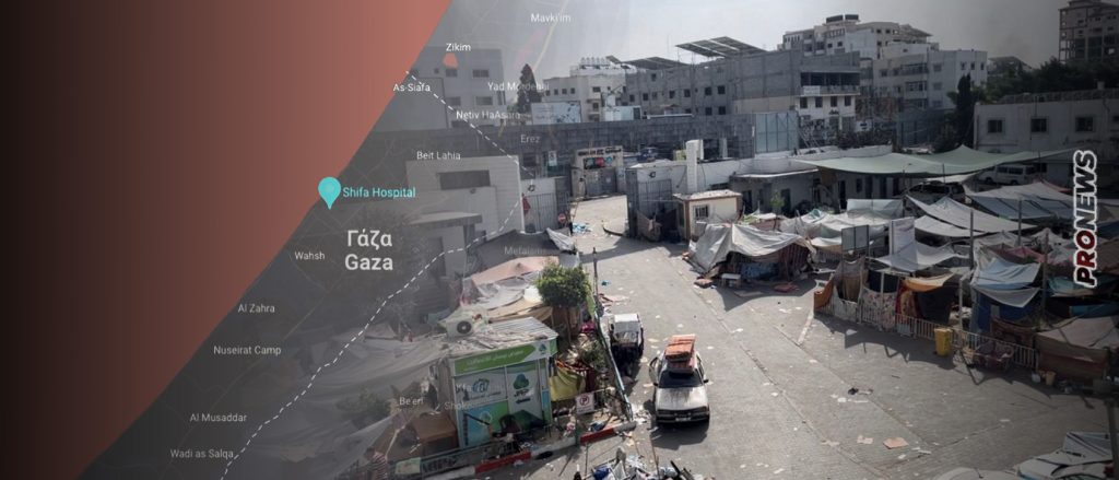 Μπουλντόζες έξω από το νοσοκομείο Αλ Σίφα έστειλε ο ισραηλινός Στρατός: «Ξεκίνησαν να το γκρεμίζουν» λέει η Χαμάς