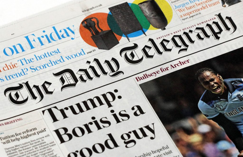 Fund από τα ΗΑΕ αγοράζει την ιστορική εφημερίδα Telegraph