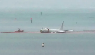 Χαβάη: Αεροσκάφος του Ναυτικού των ΗΠΑ προσπέρασε το διάδρομο προσγείωσης και κατέληξε στη θάλασσα