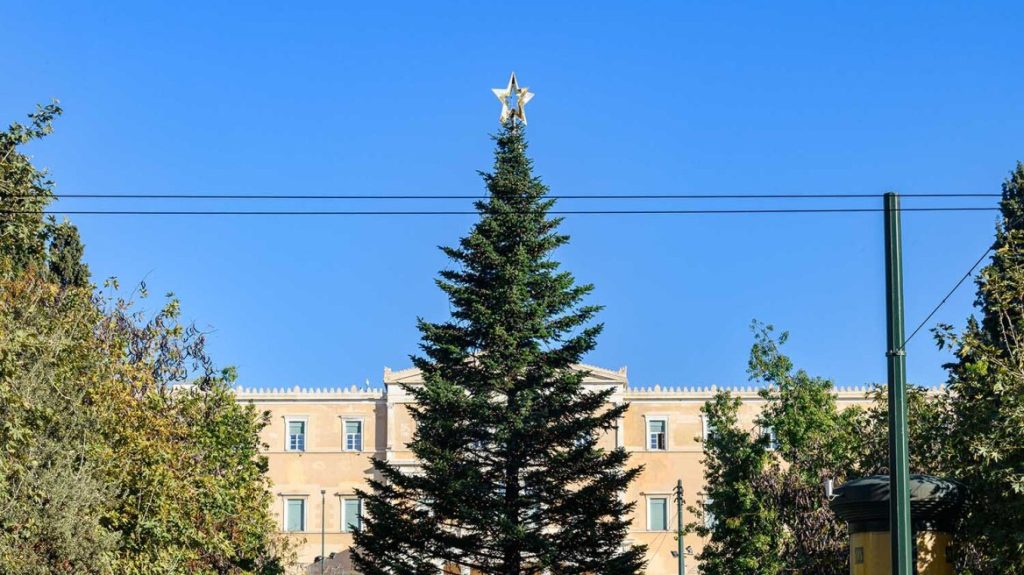 Δήμος Αθηναίων: Ανάβει σήμερα στις 6 το απόγευμα το δέντρο στο Σύνταγμα