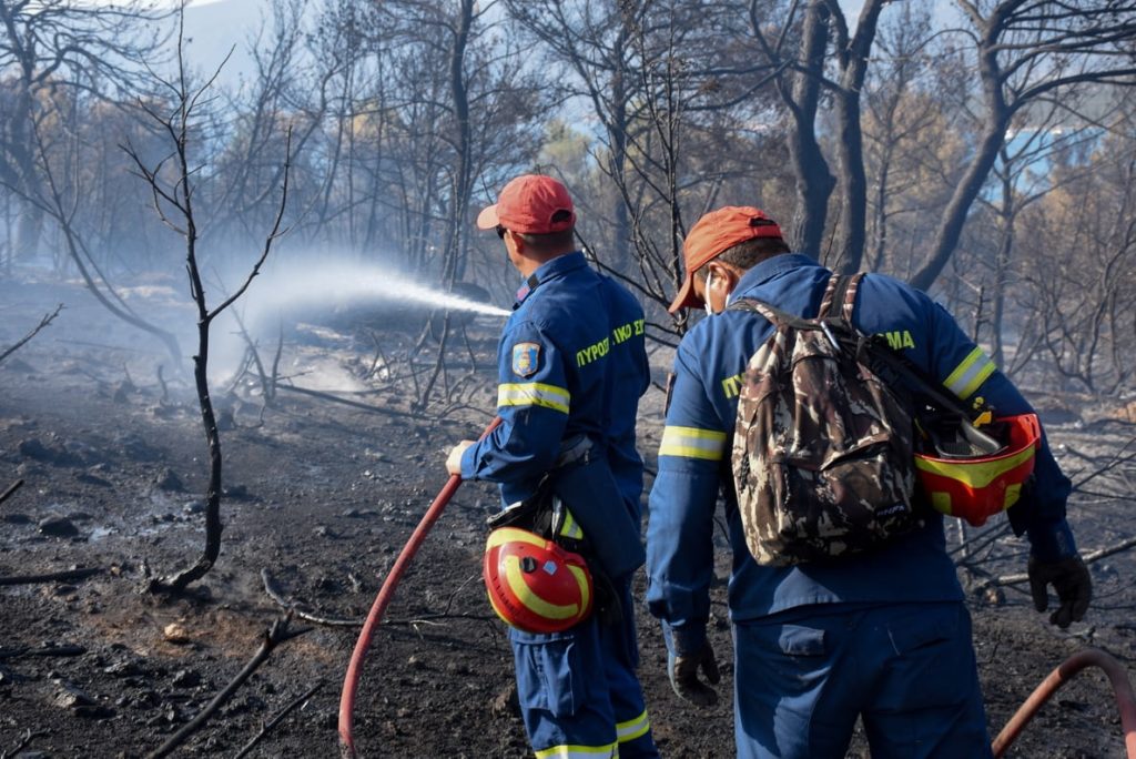 Φωτιά στο Ρέθυμνο: Καίγεται δασική έκταση