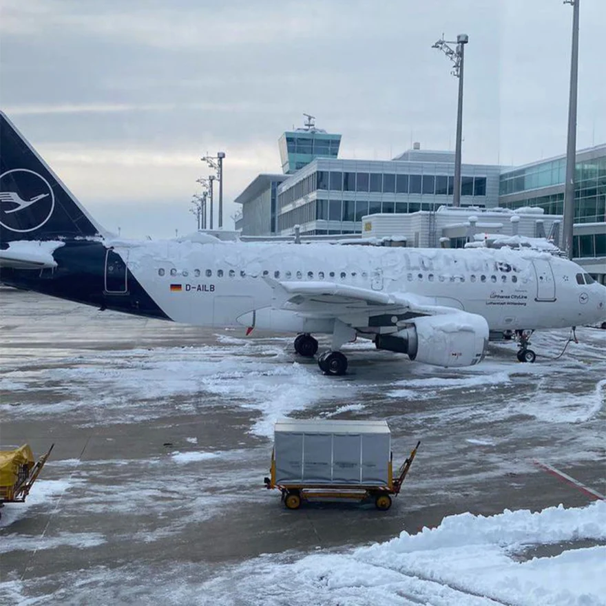 Μόναχο: Επιστρέφουν οι Έλληνες που έμεναν εγκλωβισμένοι στο αεροδρόμιο λόγω χιονόπτωσης