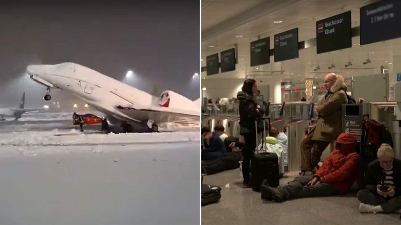 Έλληνας που εγκλωβίστηκε στο αεροδρόμιο του Μονάχου: «Η κατάσταση είναι τραγική – Κοιμόμαστε πάνω σε καρέκλες»