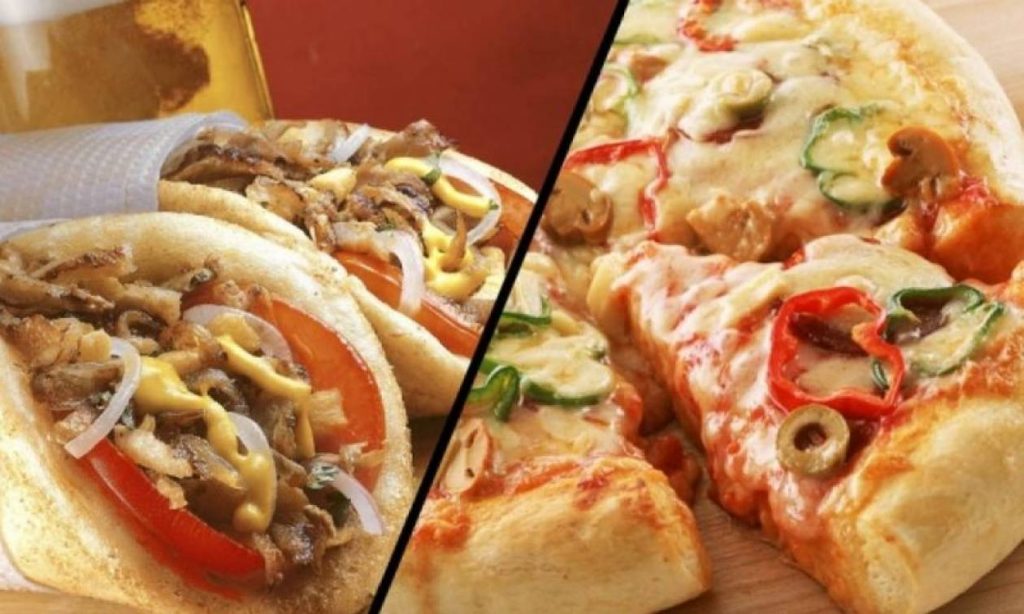 Πίτσα ή σουβλάκι; – Πόσες θερμίδες έχει το καθένα;