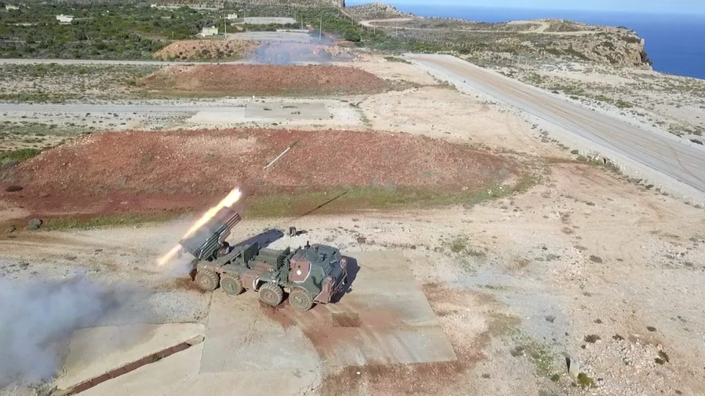 Το πυροβολικό της 1ης Στρατιάς για βολές στην Κρήτη (βίντεο)
