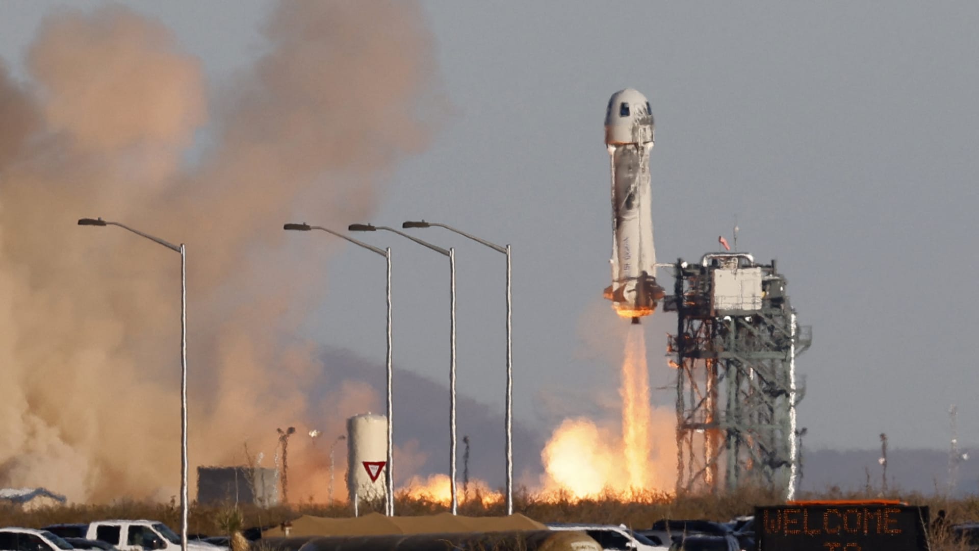 Η Blue Origin ανέβαλε την εκτόξευση του πυραύλου «New Shepard» λόγω προβλήματος στα συστήματα εδάφους