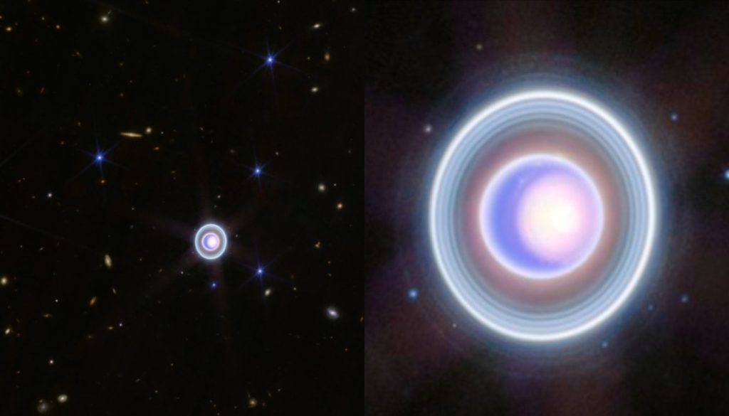 NASA: Το τηλεσκόπιο James Webb κατέγραψε τον Ουρανό όπως δεν τον έχετε ξαναδεί (φώτο)