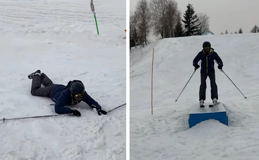 Βίντεο: Ακόμη κι ένα μικρό άλμα στο σκι μπορεί να έχει ατυχή κατάληξη 
