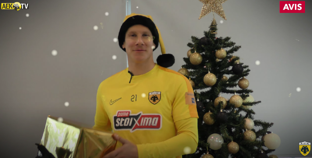 AEK: Οι ευχές των παικτών για τα Χριστούγεννα (βίντεο)