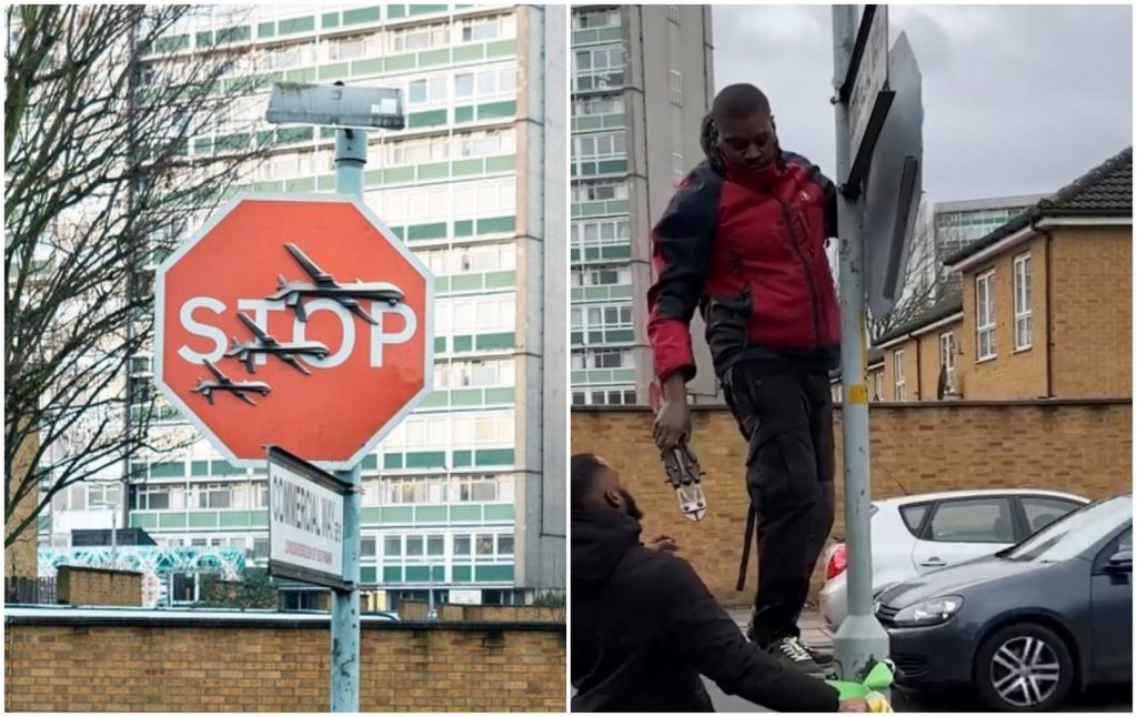 Banksy: Υπό κράτηση ο άνδρας που συνελήφθη για κλοπή του νέου έργου του (φώτο-βίντεο)