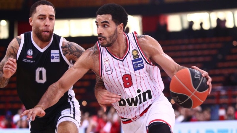 Basket League: Ο Ολυμπιακός επικράτησε άνετα εντός έδρας του Απόλλωνα Πατρών με 84-65