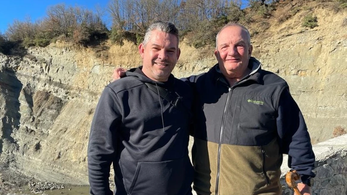 Στην Πίνδο για τα Χριστούγεννα ο Κώστας Καραμανλής (φώτο)