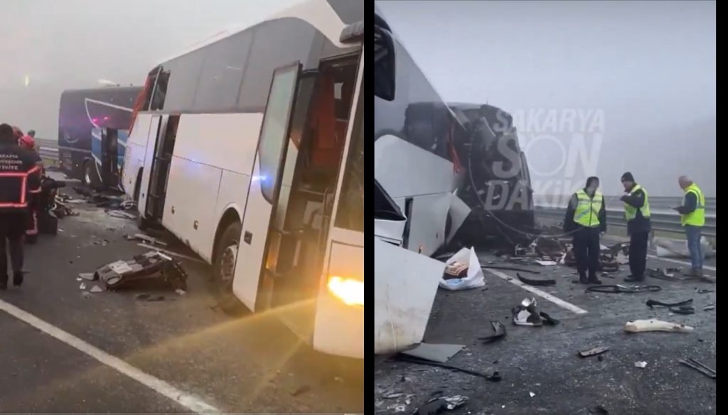 Καραμπόλα επτά οχημάτων στην Τουρκία – Τουλάχιστον 11 νεκροί και 57 τραυματίες (βίντεο)