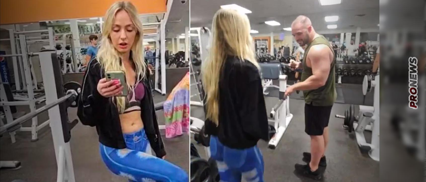 ΗΠΑ: Influencer πήγε στο γυμναστήριο με βαμμένο «κολάν», της έκαναν παρατήρηση και «θίχτηκε»
