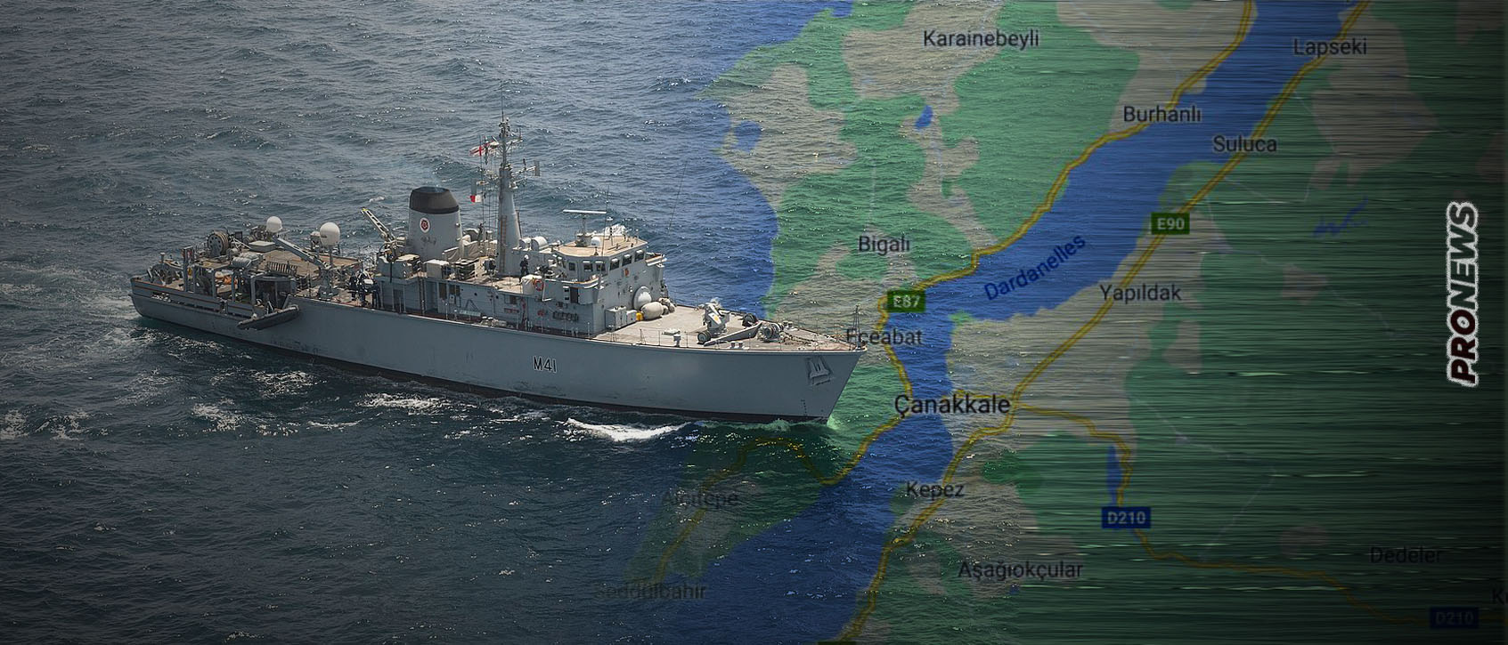 Η Τουρκία έκλεισε πάλι τα Στενά των Δαρδανελίων – Δεν επέτρεψε σε βρετανικά πολεμικά πλοία να μπουν στην Μαύρη Θάλασσα