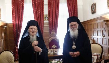 Ευχές για το νέο έτος αντάλλαξαν Βαρθολομαίος και Ιερώνυμος