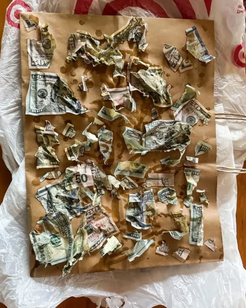 ΗΠΑ: Σκύλος έφαγε 4.000 δολάρια σε χαρτονομίσματα – Τι έκαναν οι ιδιοκτήτες του (φωτο)