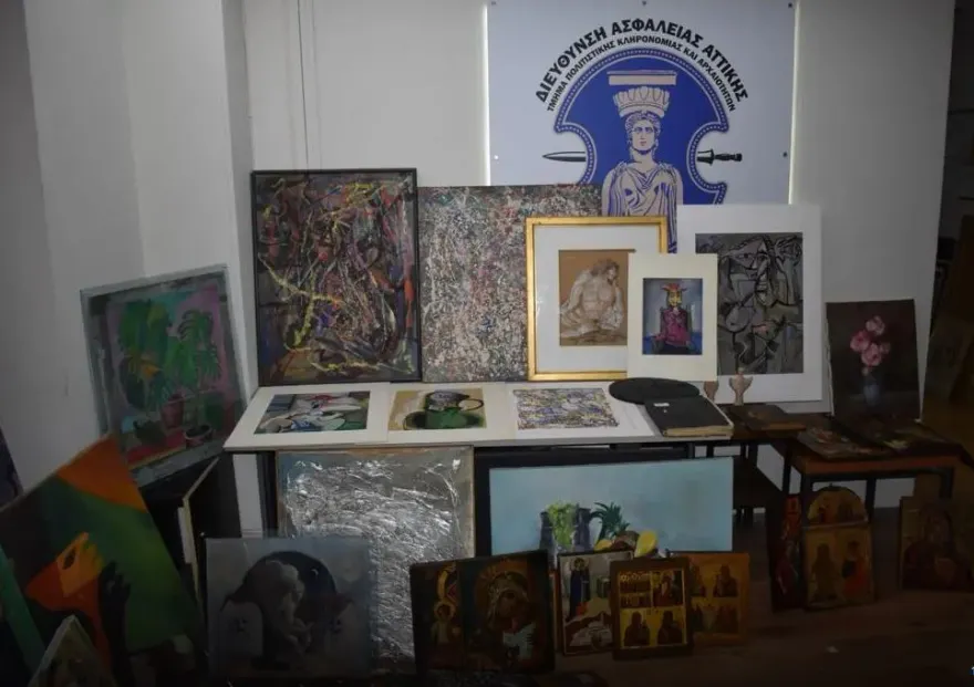 Εξαρθρώθηκε εγκληματική οργάνωση που διακινούσε πλαστούς πίνακες και εικόνες – Τέσσερις συλλήψεις (φώτο)