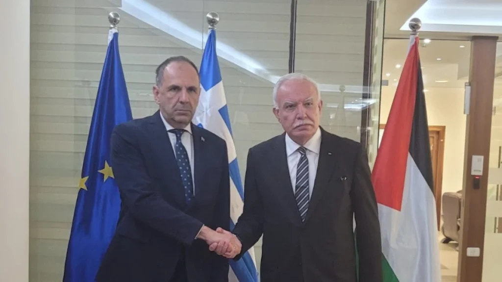 Συνάντηση Γ.Γεραπετρίτη με τον Παλαιστίνιο υπουργό Εξωτερικών την Παρασκευή