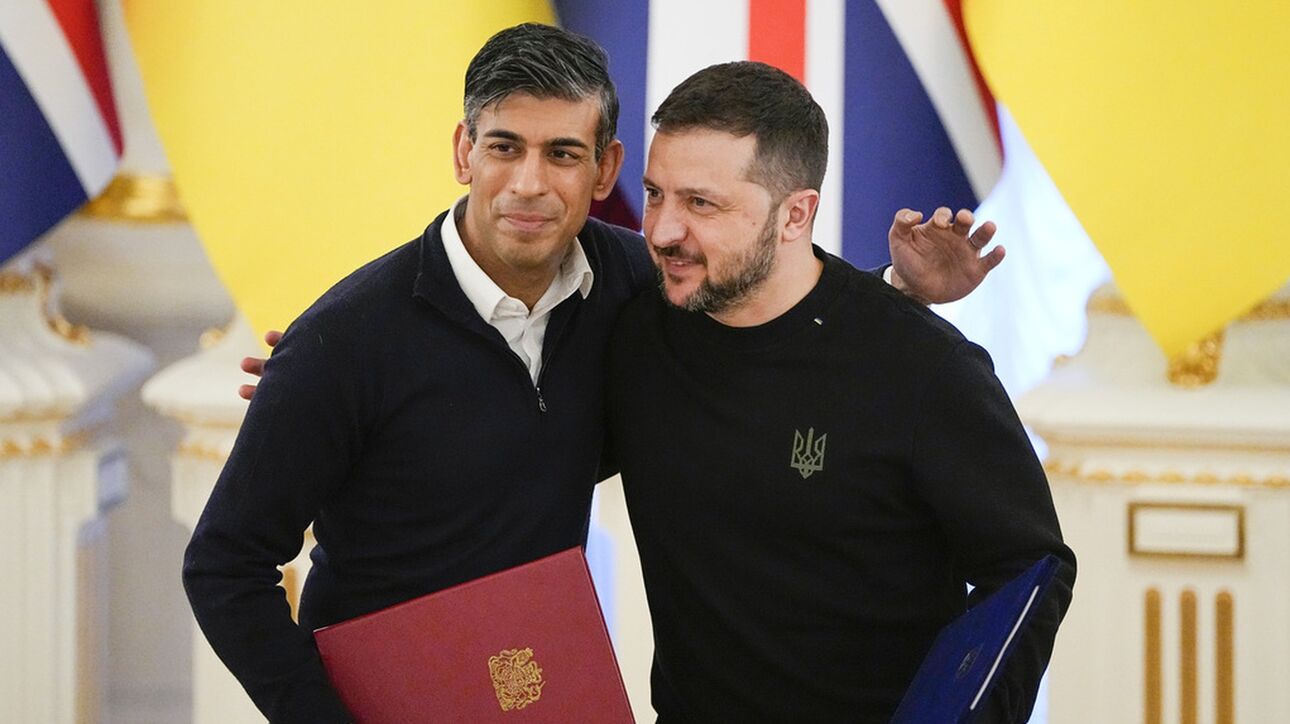 Βρετανία και Ουκρανία υπέγραψαν συμφωνία για την ασφάλεια – Τι περιλαμβάνει το νέο πακέτο στρατιωτικής βοήθειας