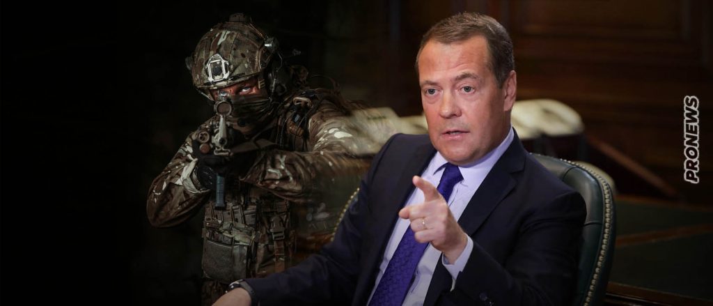 Ν.Μεντβέντεφ: «Η ανάπτυξη βρετανικών στρατευμάτων στην Ουκρανία ισοδυναμεί με κήρυξη πολέμου κατά της Ρωσίας»