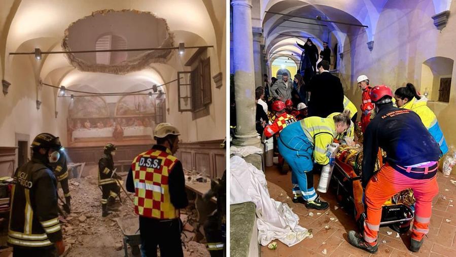 Ιταλία: Υποχώρησε το πάτωμα σε αίθουσα εκδηλώσεων – Τουλάχιστον 35 τραυματίες (φώτο-βίντεο)