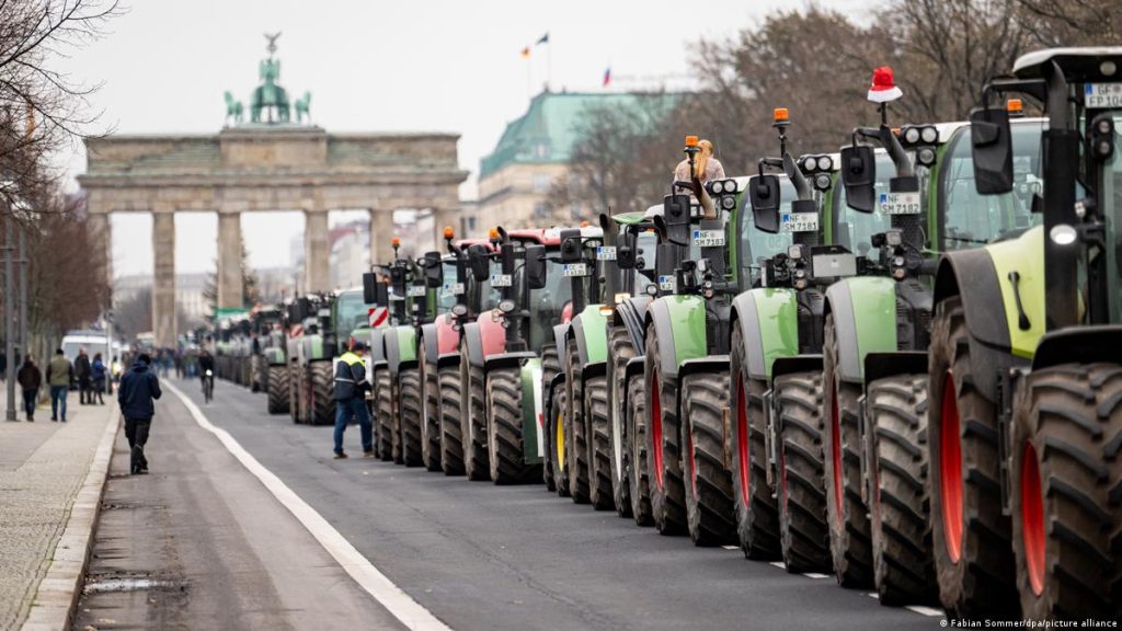 Γερμανία: Κορυφώνονται οι αγροτικές κινητοποιήσεις