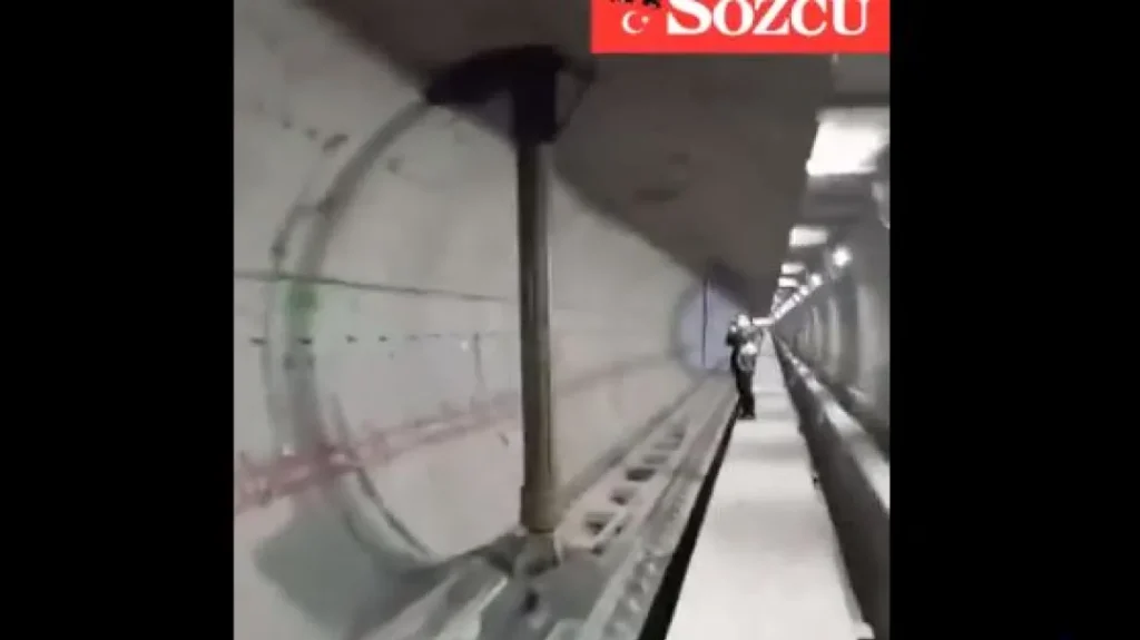 Κωνσταντινούπολη: Γεωτρύπανο τρύπησε την οροφή του μετρό (βίντεο) 