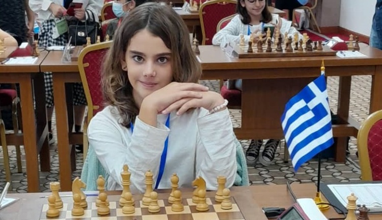 Σκάκι: H 10χρονη Ευαγγελία Σίσκου κατέκτησε την 3η θέση στους αγώνες του Παγκόσμιου Ατομικού Πρωταθλήματος