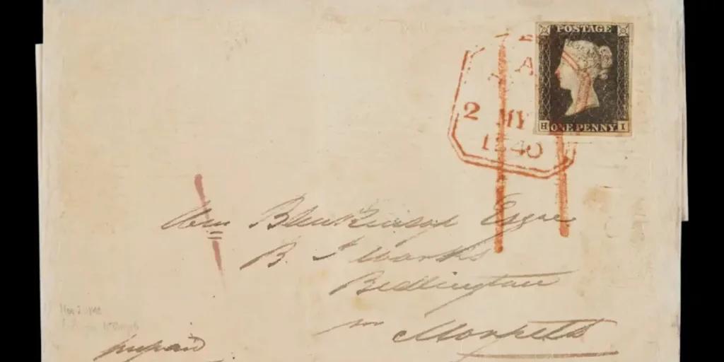 Στο «σφυρί» η πρώτη επιστολή με γραμματόσημο – Στάλθηκε πριν από 183 χρόνια