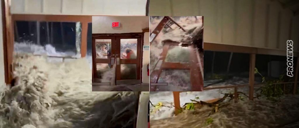 Bίντεο: Πελώρια κύματα «έπνιξαν» αμερικανική στρατιωτική βάση στις νήσους Μάρσαλ!