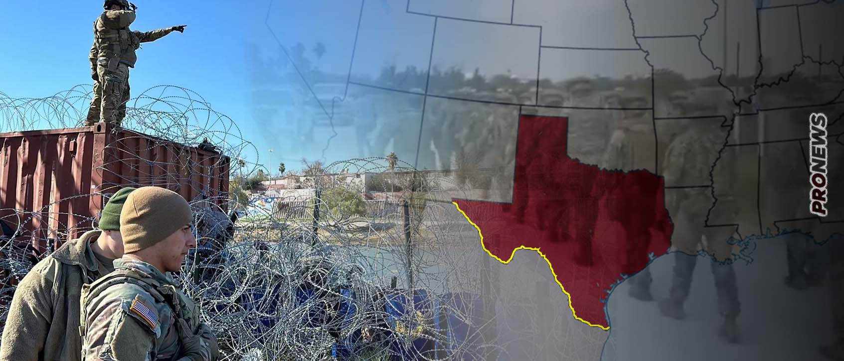 «Εμφύλιος» στις ΗΠΑ: 25 Πολιτείες στέλνουν ενισχύσεις στο Τέξας για να μην γκρεμίσει η ομοσπονδιακή κυβέρνηση το τείχος με Μεξικό