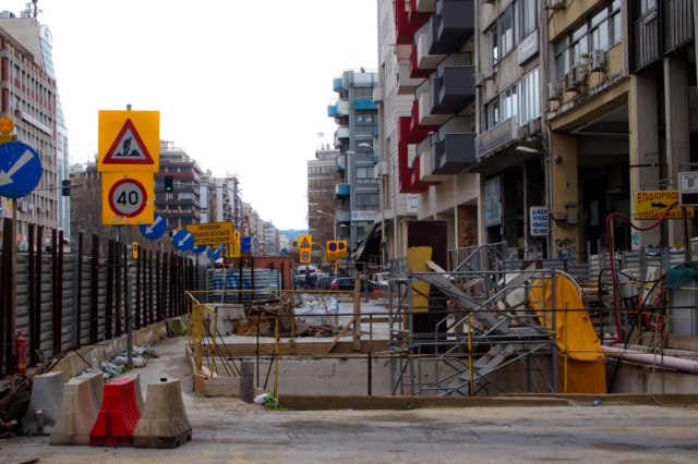 Θεσσαλονίκη: Φεύγει σήμερα το εργοτάξιο του μετρό σε Εγνατία και Βενιζέλου
