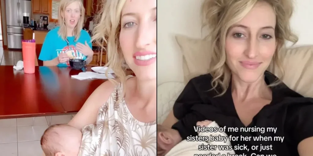 Influencer θηλάζει το μωρό της αδερφής της και διχάζει το διαδίκτυο – Δείτε το βίντεο που έγινε viral 