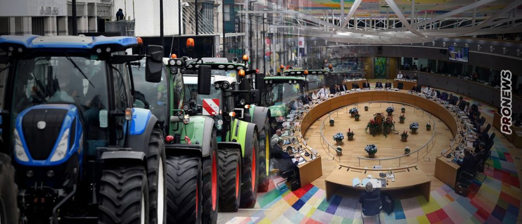 Οι Ευρωπαίοι αγρότες απέκλεισαν τις Βρυξέλλες ενόψει της Συνόδου Κορυφής: Αναστολή των «νέων κανόνων» μέχρι το 2025 (upd)