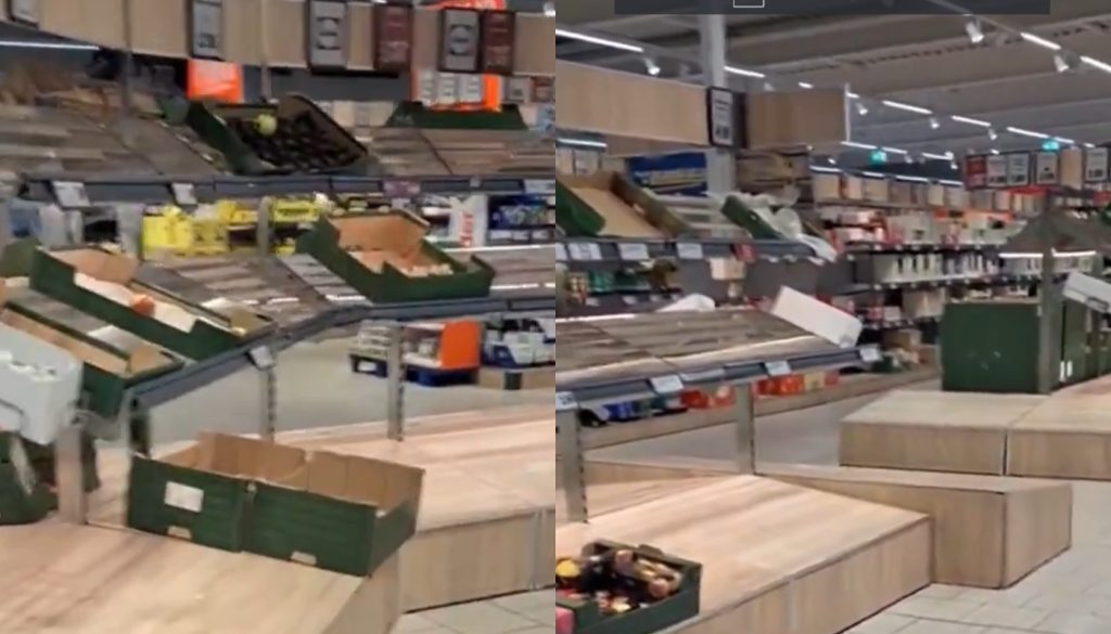 Ξεμένουν από φρούτα και λαχανικά τα σούπερ μάρκετ σε Γαλλία και Βέλγιο – Άδειασαν τα ράφια! (βίντεο)