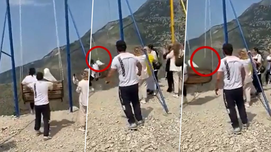 Βίντεο: Δύο κοπέλες έκαναν κούνια πάνω από τον γκρεμό και ξαφνικά βρέθηκαν στο κενό!